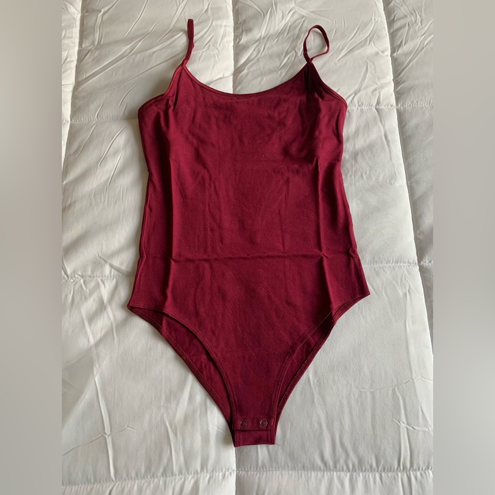Red Cami Bodysuit
